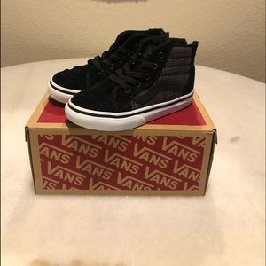 Vans Sk8 Hi-Zip Toddler Sz 8